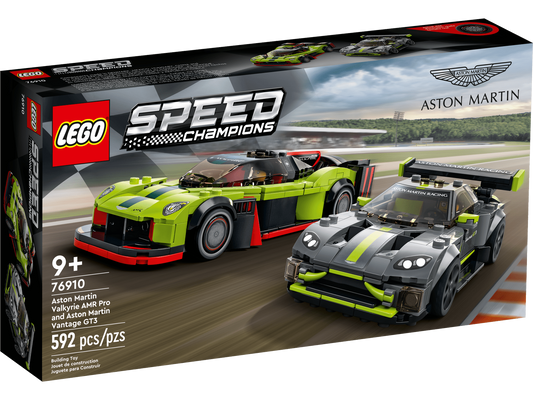 Lego Aston Martin Valkyrie AMR Pro and Aston Marti