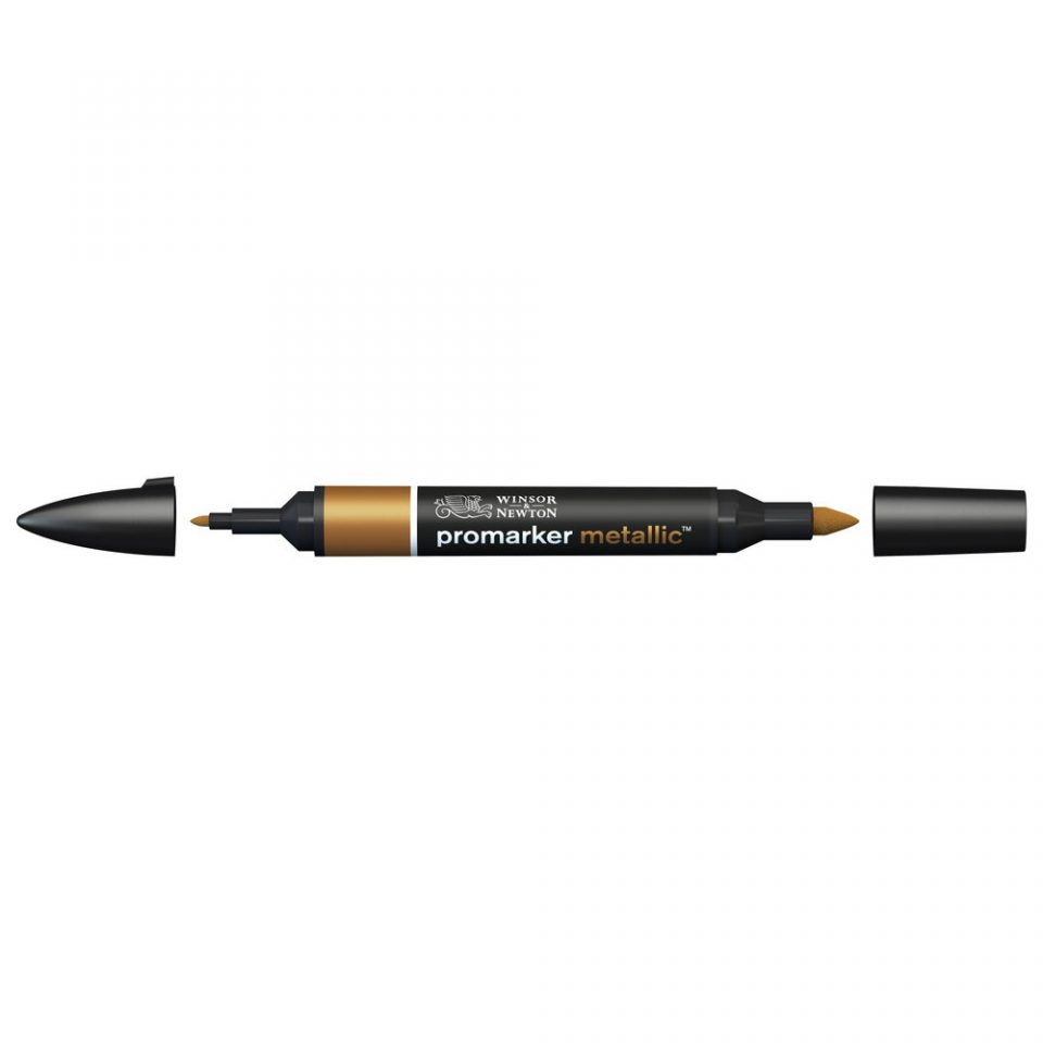 Winsor & Newton Metallic Marker - Red Gold