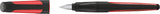 Ergonomic School Fountain Pen - STABILO EASYbuddy - A Nib - Black/Red