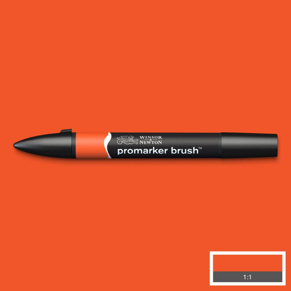 Bright Orange - Promarker Brush - Winsor & Newton