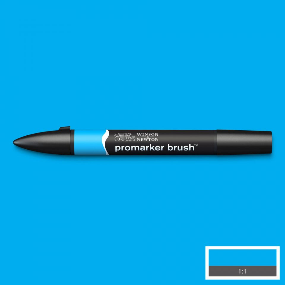 Cyan - Promarker Brush - Winsor & Newton