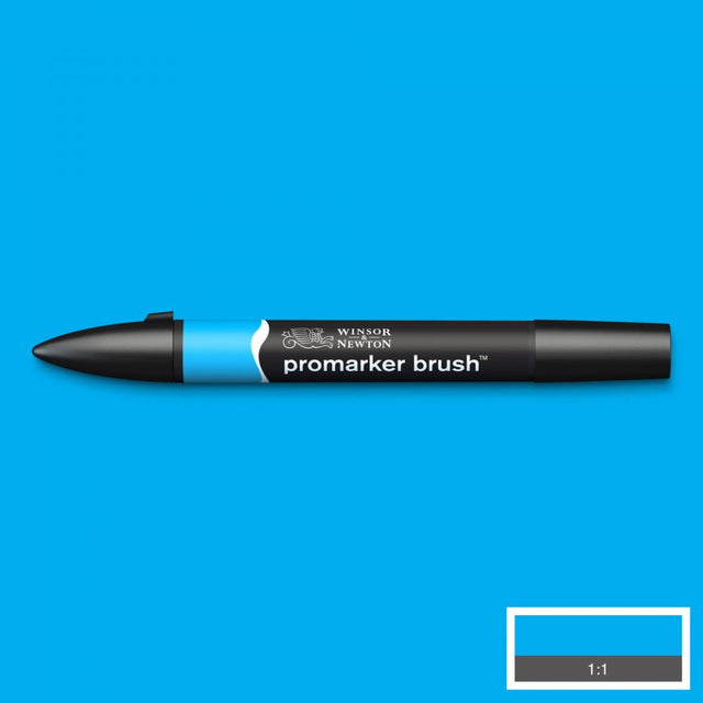 Cyan - Promarker Brush - Winsor & Newton