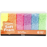 Soft Foam, 6x10 g, asstd. colours