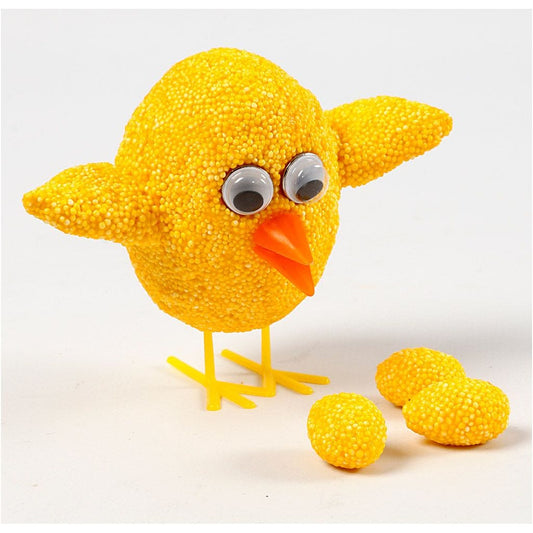 Chicken Beaks and Feet, orange, yellow, H: 28 mm,