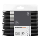 Winsor & Newton Promarker Brush 12 Greys