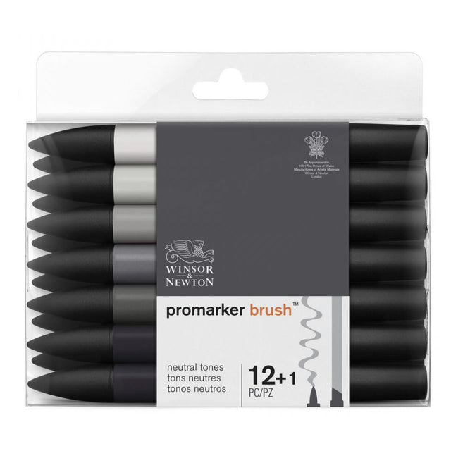 Winsor & Newton Promarker Brush 12 Greys