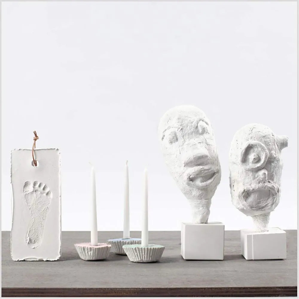 Cera-Mix Standard Casting Plaster, light grey, 1 kg 