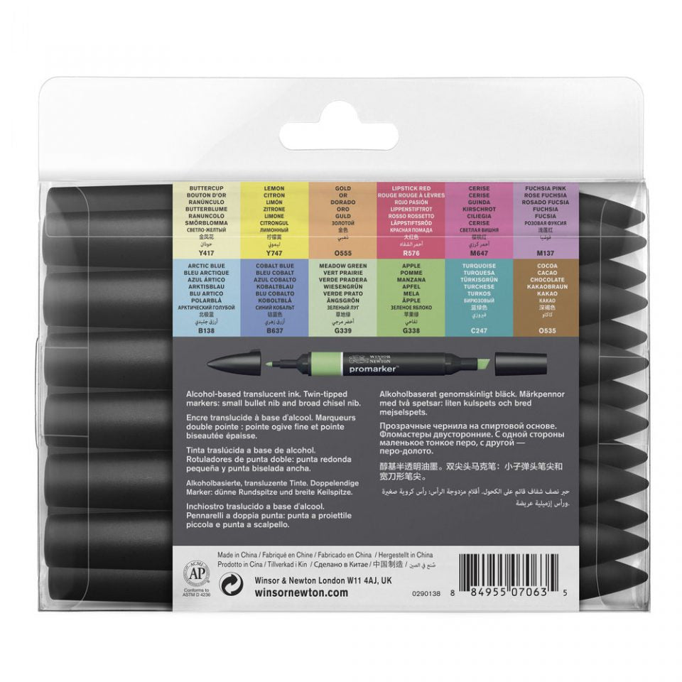 Winsor & Newton Promarker 12 Set 2
