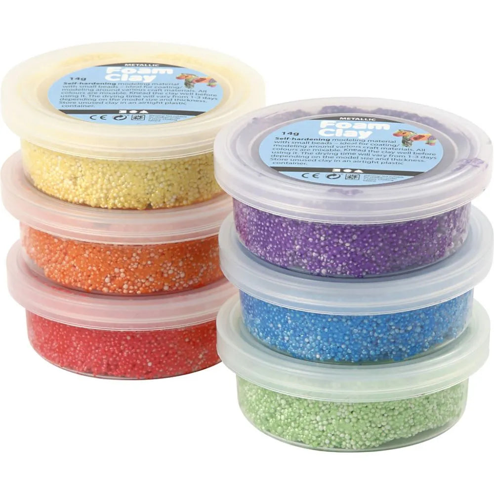 Foam Clay® 6x14 g - Assorted Colours