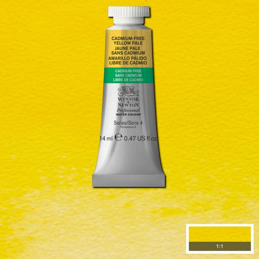 Cadmium FREE Yellow Pale 14ml - S4 Professional Watercolour