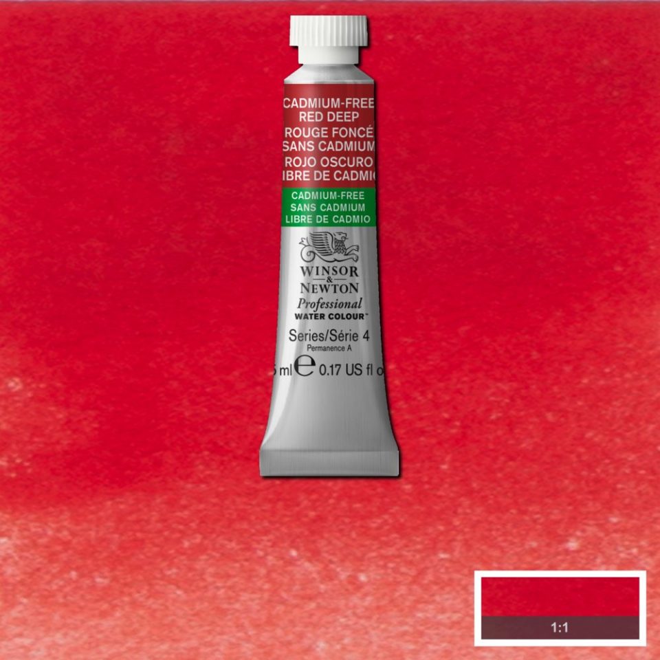Cadmium FREE Red Deep 5ml - S4 Professional Watercolour