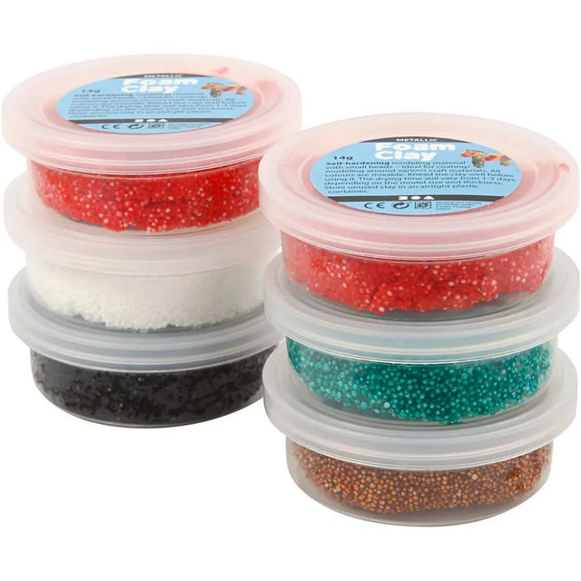 Foam Clay®, 6x14 g, asstd. colours