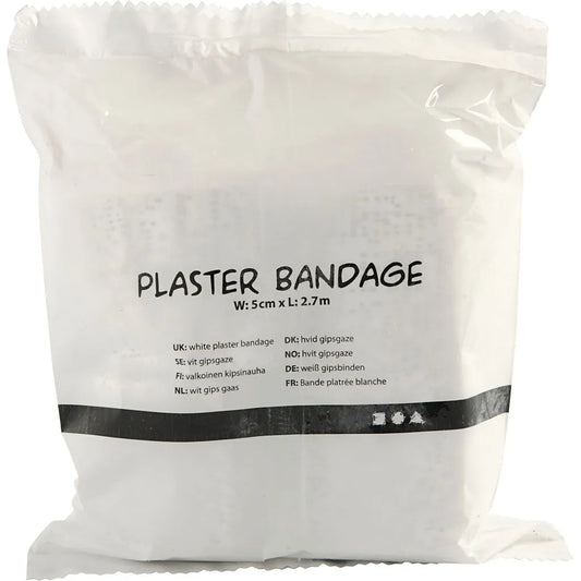 Plaster Bandage, L: 2,7 m, W: 10 cm, 2 roll/ 1 pack