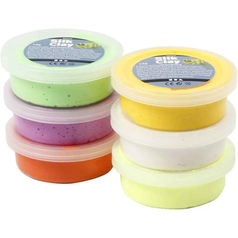Silk Clay®, 6x14 g, asstd. colours