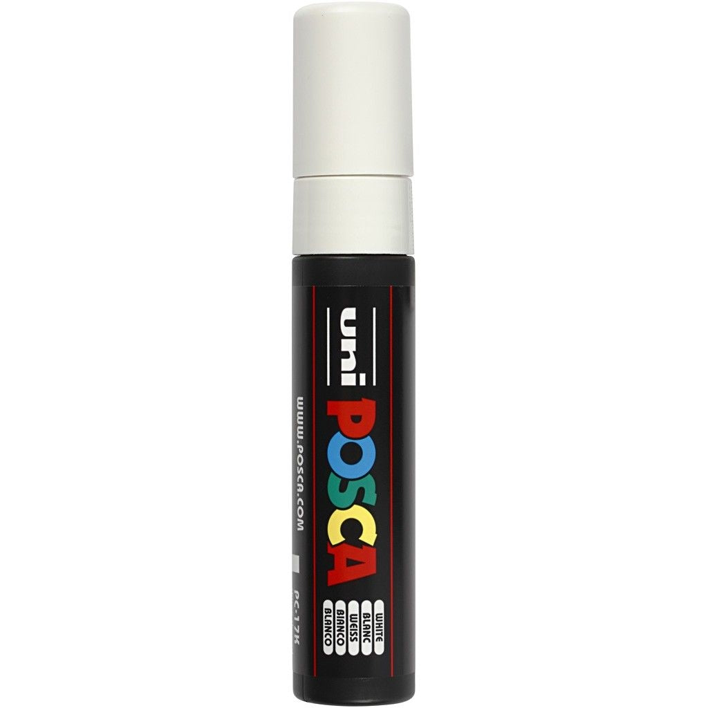 Posca Pc-17K Board Chisel Tip White Paint Marker