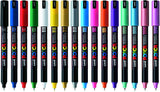 Posca PC-1MR Set Of 16 Assorted Colours