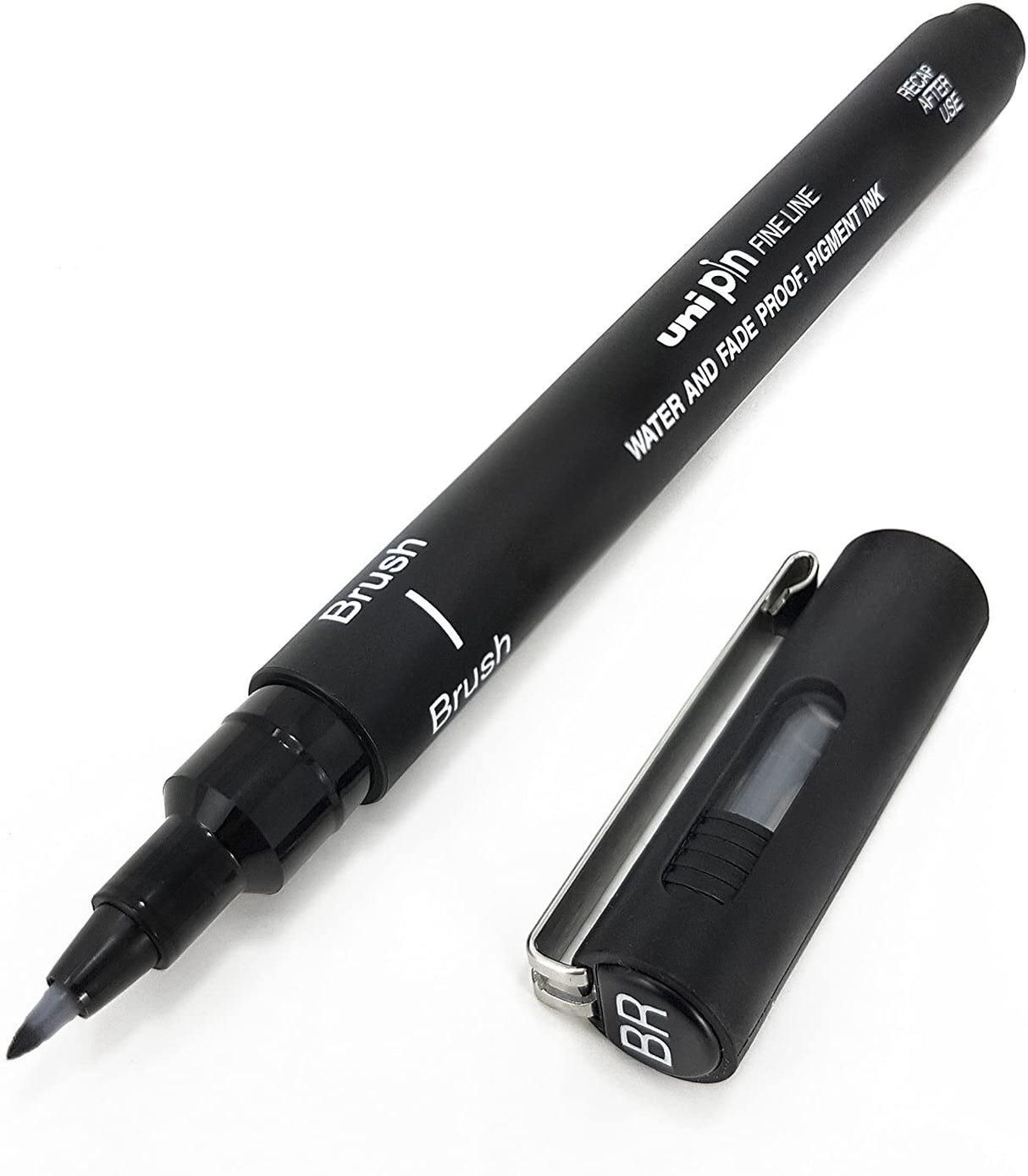 Uni Pin Black Brush Fine Black