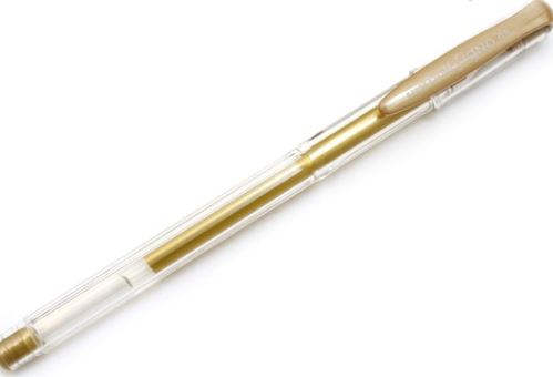 Uniball Gel Impact Um-153 Gold Pen