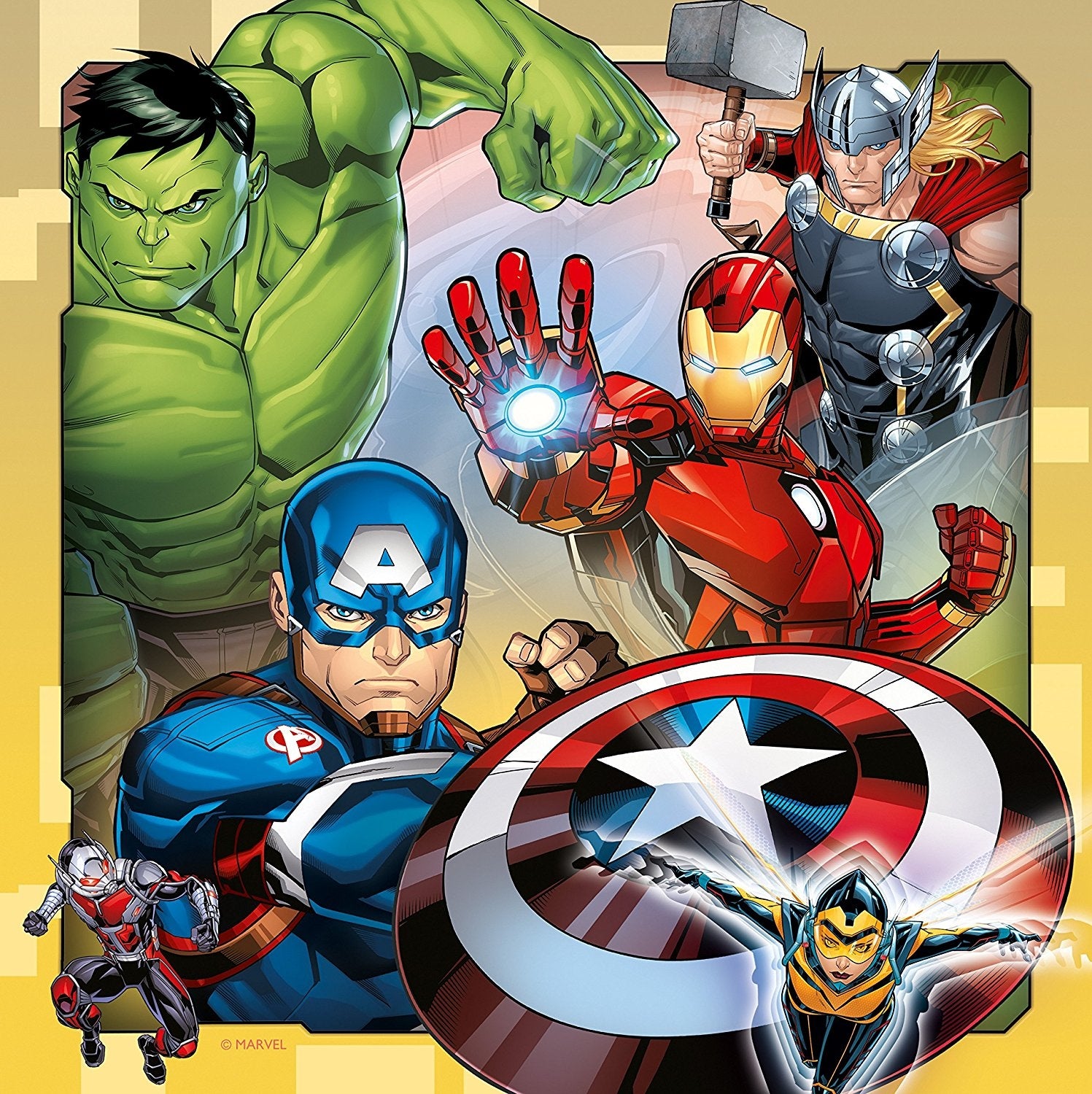 Avengers Assemble SP2枚 Ravensburger Marvel Avengers Assemble, 3x 49 Piece Jigsaw Puzzles