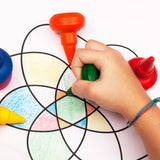 Lefranc Bourgeois Enfants Jumbo Baby Crayons (6 Pack)