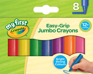 Green Striped Jumbo Black Crayons 