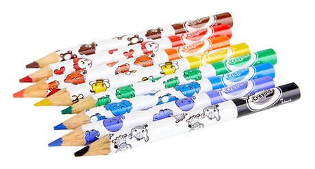 8 My First Crayola Jumbo Decorated Pencils