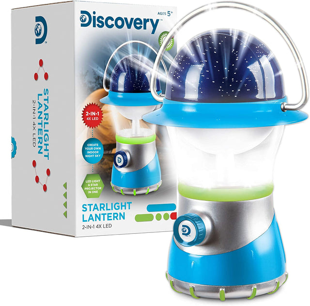 Discovery Toy Kids Starlight Lantern LED Light and Star Projector