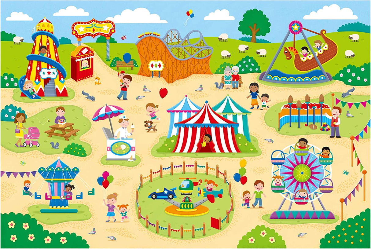 Galt Giant Floor Puzzle-Theme Park