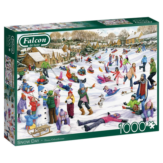 Falcon Deluxe Snow Day Jigsaw Puzzle (1000 Pieces)