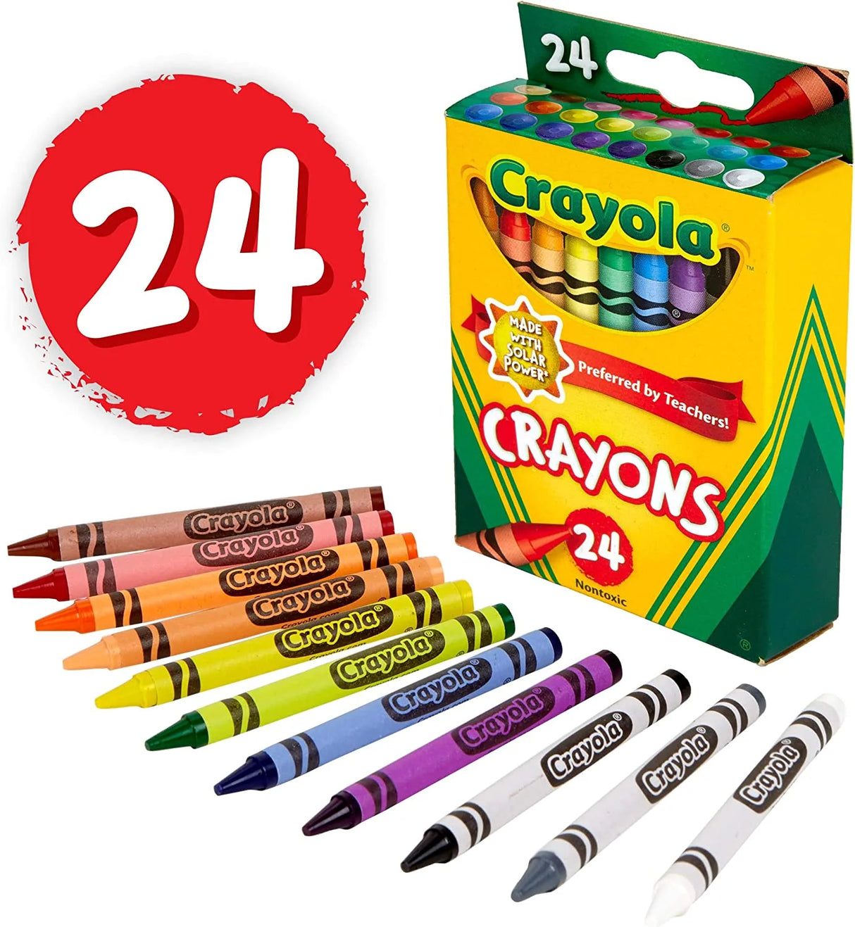 Crayons 24 Assorted Eco