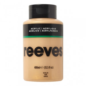 REEVES 400ML ACRYLIC- GOLD