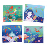 Djeco Artistic Patch Glitter Kit - Ocean