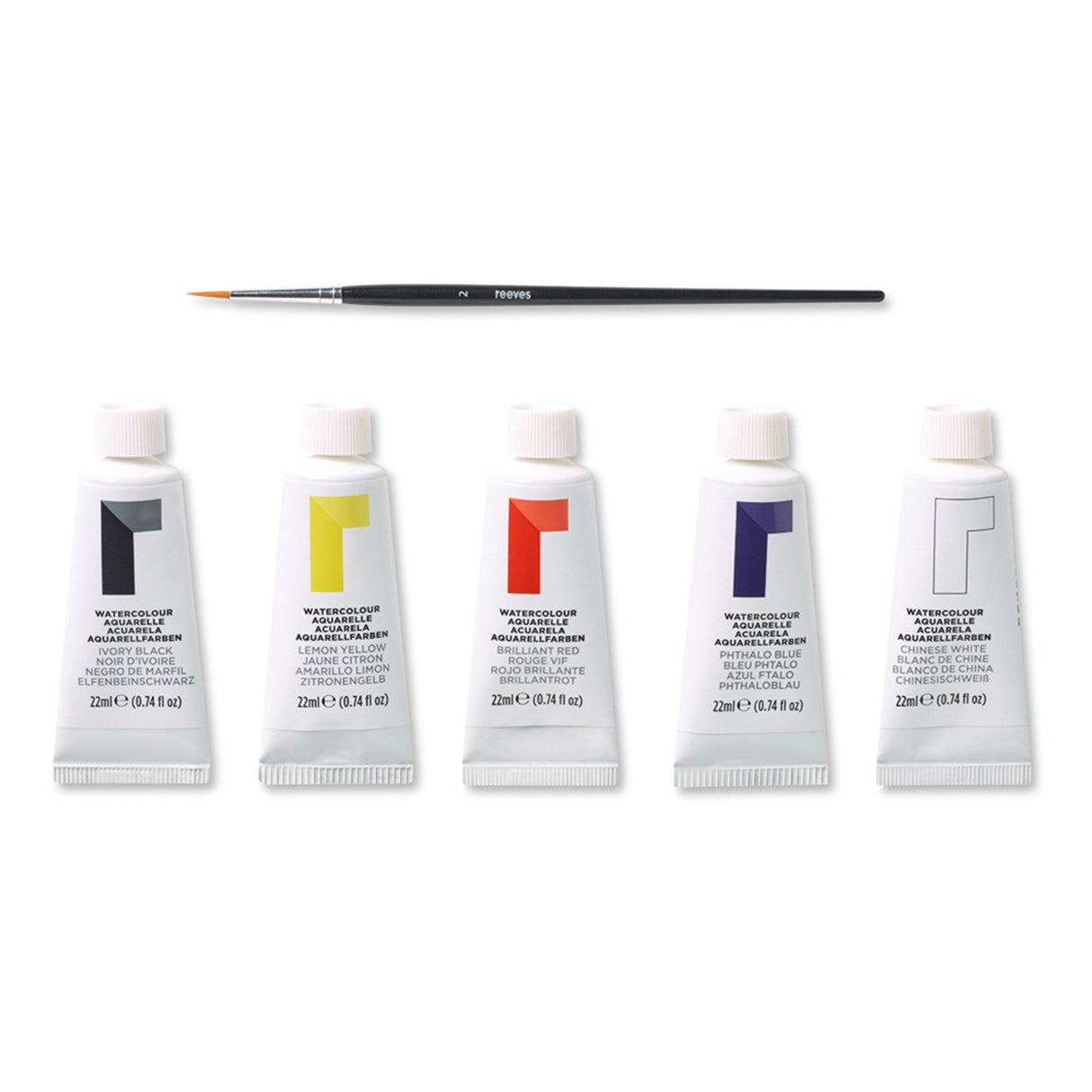 Reeves 5X22ml Watercolour Set