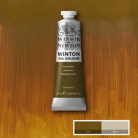 Winton Oil Colour Azo Brown 37ml