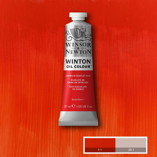 Winton Oil Colour Cadmium Scarlet Hue 37ml