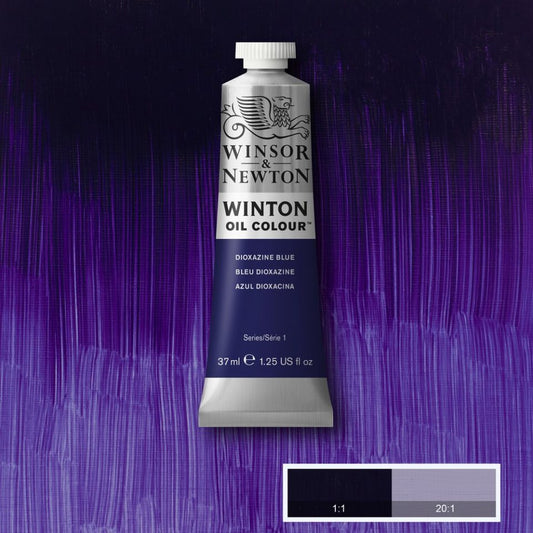 Winton Oil Colour Dioxazine Blue 37ml