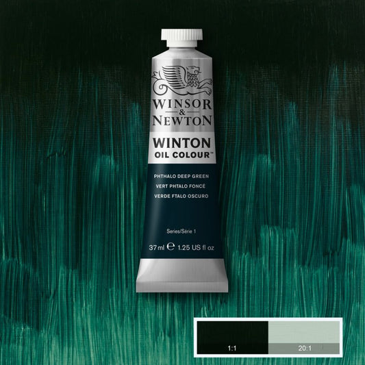 Winton Oil Colour Phthalo Deep Green 37ml