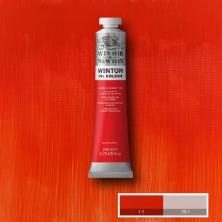 Winton Oil Colour Cadmium Scarlet Hue 200ml