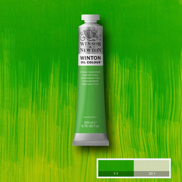 Winton Oil Colour Phthalo Yellow Green 200ml