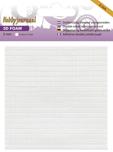 3D Foam Blocks 3mm D/Sided