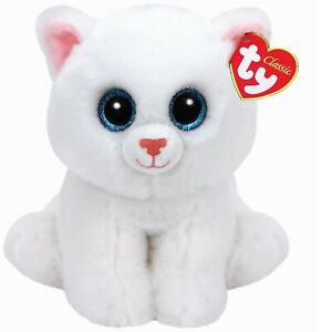 Beanie Babies Med-Pearl White Cat