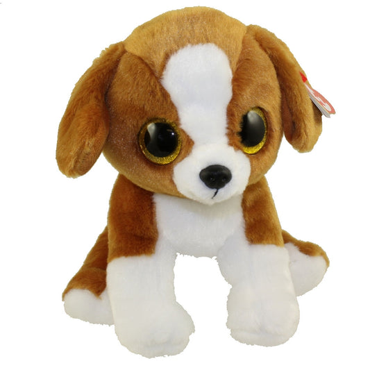 Beanie Babies Med- Snicky Brown/White Dog