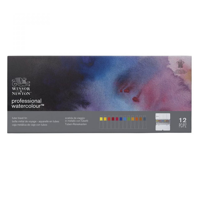 Lightweight Metal Box (12 x 5ml Tubes) - Professional Watercolour