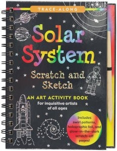 SCRATCH & SKETCH SOLAR SYSTEM