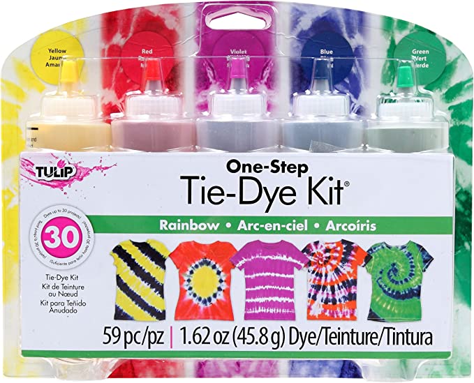 Tie Dye Kit Rainbow 5 Colour