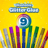 Crayola 9 Washable Glitter Glue