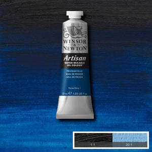 Artisan Water Mixable Oil Colour Prussian Blue 37ml Tube