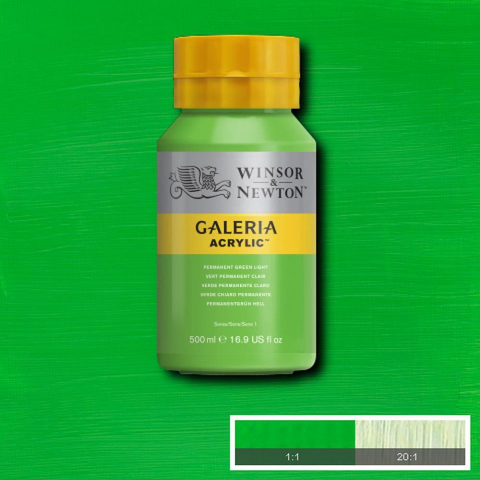 Galeria Acrylic Permanent Green Light 500ml