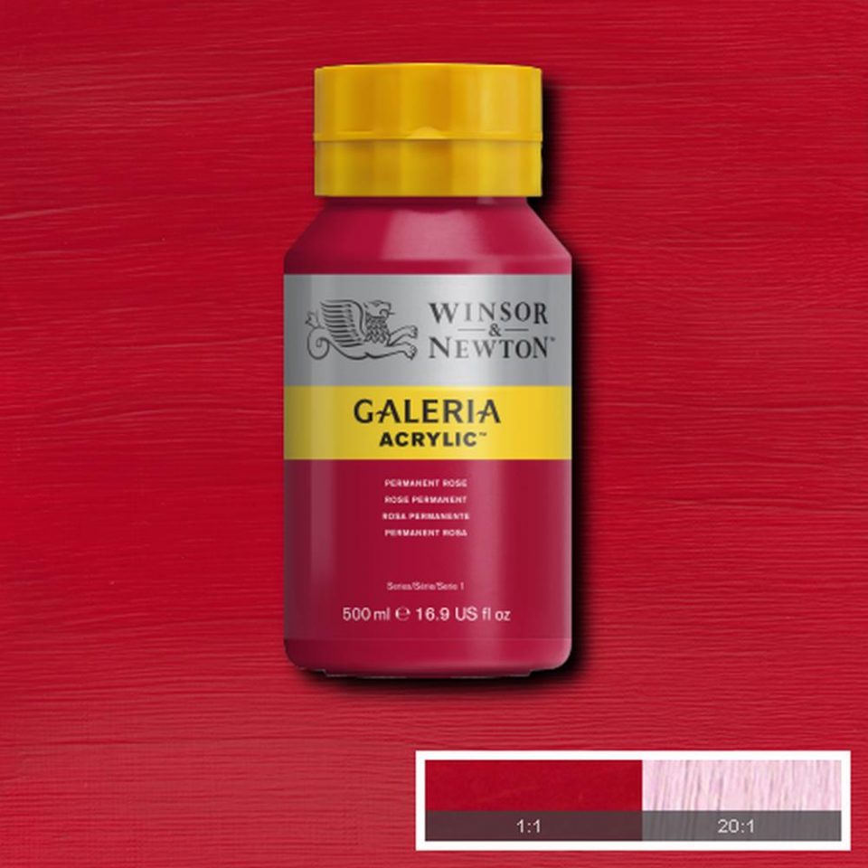 Galeria Acrylic Permanent Rose 500ml