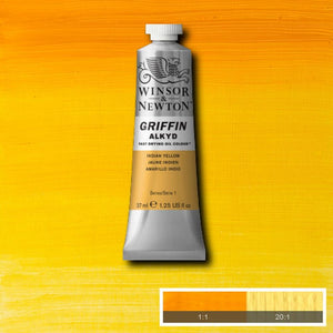 Winsor & Newton- Griffin Oil - 37ml Indian Yellow